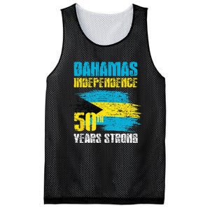 Bahamas Independence Day Bahamas 50th celebration Mesh Reversible Basketball Jersey Tank