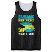 Bahamas Independence Day Bahamas 50th celebration Mesh Reversible Basketball Jersey Tank