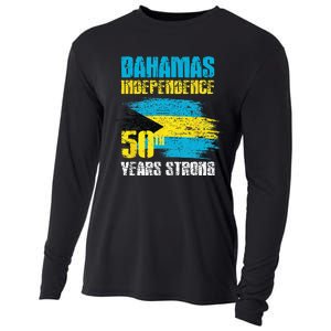 Bahamas Independence Day Bahamas 50th celebration Cooling Performance Long Sleeve Crew