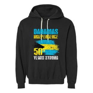 Bahamas Independence Day Bahamas 50th celebration Garment-Dyed Fleece Hoodie