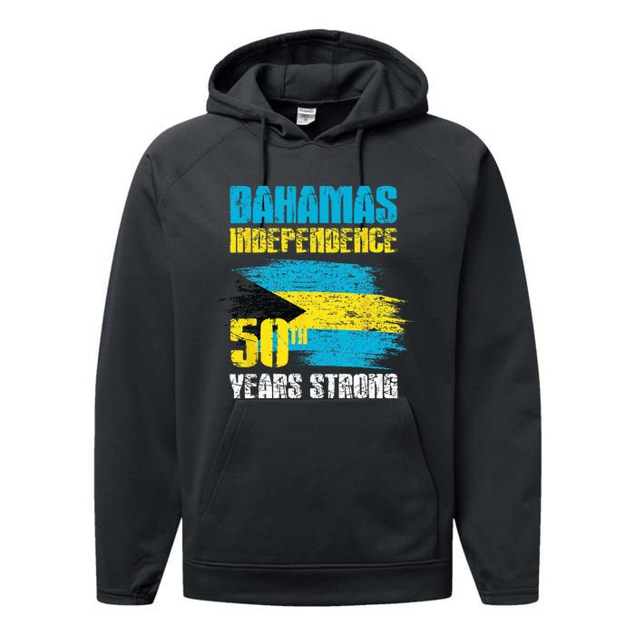 Bahamas Independence Day Bahamas 50th celebration Performance Fleece Hoodie