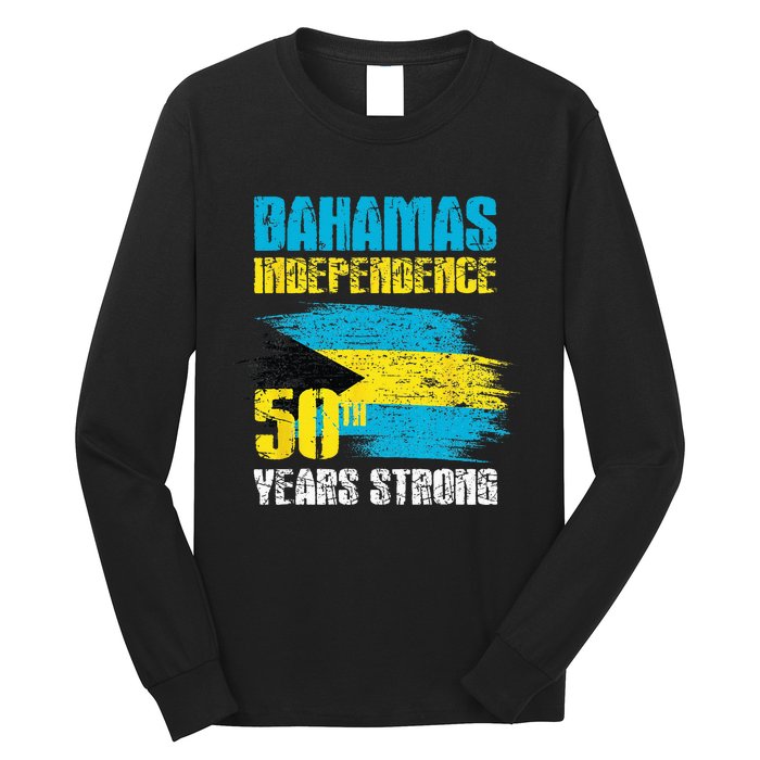 Bahamas Independence Day Bahamas 50th celebration Long Sleeve Shirt