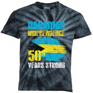 Bahamas Independence Day Bahamas 50th celebration Kids Tie-Dye T-Shirt