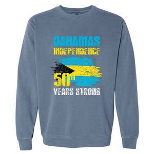 Bahamas Independence Day Bahamas 50th celebration Garment-Dyed Sweatshirt