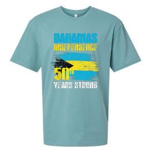 Bahamas Independence Day Bahamas 50th celebration Sueded Cloud Jersey T-Shirt