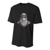 Bigfoot In Disguise Sunglasses Trucker Hat IM Not Sasquatch Youth Performance Sprint T-Shirt