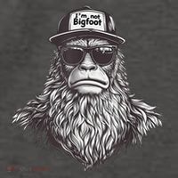 Bigfoot In Disguise Sunglasses Trucker Hat IM Not Sasquatch Vector Backpack