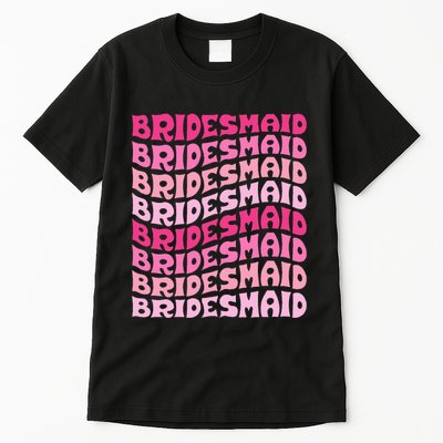 Bridesmaid I Do Crew Retro Bachelorette Party Bridesmaids Tall T-Shirt