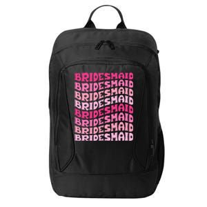 Bridesmaid I Do Crew Retro Bachelorette Party Bridesmaids City Backpack