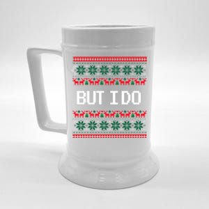 But I Do Xmas Gift Couples Matching Ugly Sweaters Christmas Gift Beer Stein