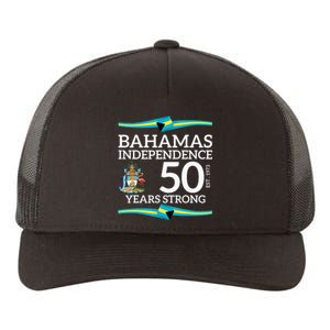 Bahamas Independence Day Bahamas 50th Celebration Yupoong Adult 5-Panel Trucker Hat