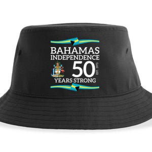 Bahamas Independence Day Bahamas 50th Celebration Sustainable Bucket Hat