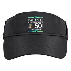 Bahamas Independence Day Bahamas 50th Celebration Adult Drive Performance Visor