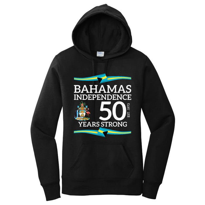 Bahamas Independence Day Bahamas 50th Celebration Women's Pullover Hoodie