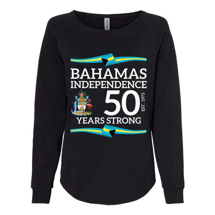 Bahamas Independence Day Bahamas 50th Celebration Womens California Wash Sweatshirt