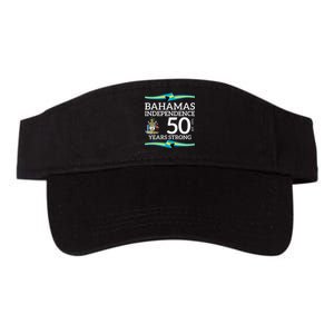 Bahamas Independence Day Bahamas 50th Celebration Valucap Bio-Washed Visor