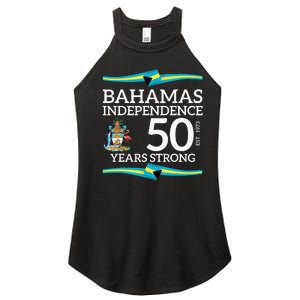 Bahamas Independence Day Bahamas 50th Celebration Women's Perfect Tri Rocker Tank