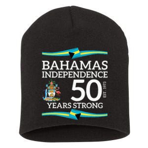 Bahamas Independence Day Bahamas 50th Celebration Short Acrylic Beanie