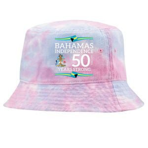 Bahamas Independence Day Bahamas 50th Celebration Tie-Dyed Bucket Hat