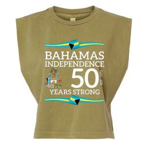 Bahamas Independence Day Bahamas 50th Celebration Garment-Dyed Women's Muscle Tee