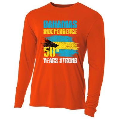 Bahamas Independence Day Shirt Bahamas 50th celebration Cooling Performance Long Sleeve Crew