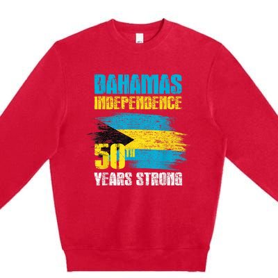 Bahamas Independence Day Shirt Bahamas 50th celebration Premium Crewneck Sweatshirt