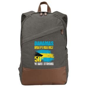 Bahamas Independence Day Shirt Bahamas 50th celebration Cotton Canvas Backpack