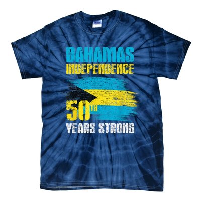 Bahamas Independence Day Shirt Bahamas 50th celebration Tie-Dye T-Shirt