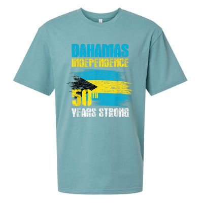 Bahamas Independence Day Shirt Bahamas 50th celebration Sueded Cloud Jersey T-Shirt