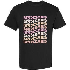 Bridesmaid I Do Crew Retro Bachelorette Party Bridesmaids Garment-Dyed Heavyweight T-Shirt