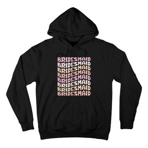 Bridesmaid I Do Crew Retro Bachelorette Party Bridesmaids Hoodie