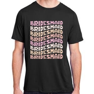 Bridesmaid I Do Crew Retro Bachelorette Party Bridesmaids Adult ChromaSoft Performance T-Shirt