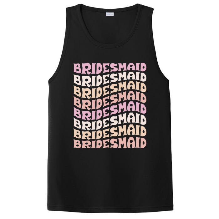 Bridesmaid I Do Crew Retro Bachelorette Party Bridesmaids PosiCharge Competitor Tank