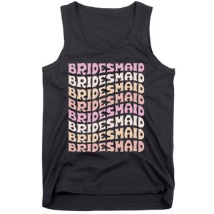 Bridesmaid I Do Crew Retro Bachelorette Party Bridesmaids Tank Top