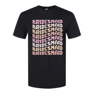 Bridesmaid I Do Crew Retro Bachelorette Party Bridesmaids Softstyle CVC T-Shirt