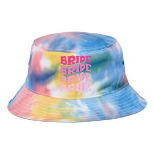 Bride I Do Crew Retro Bachelorette Party Bride Bridesmaids Tie Dye Newport Bucket Hat