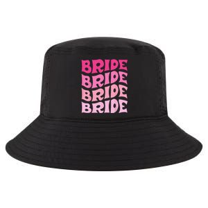 Bride I Do Crew Retro Bachelorette Party Bride Bridesmaids Cool Comfort Performance Bucket Hat