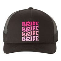 Bride I Do Crew Retro Bachelorette Party Bride Bridesmaids Yupoong Adult 5-Panel Trucker Hat