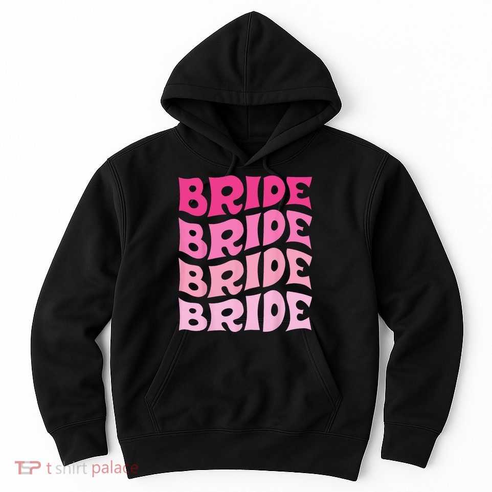 Bride I Do Crew Retro Bachelorette Party Bride Bridesmaids Hoodie