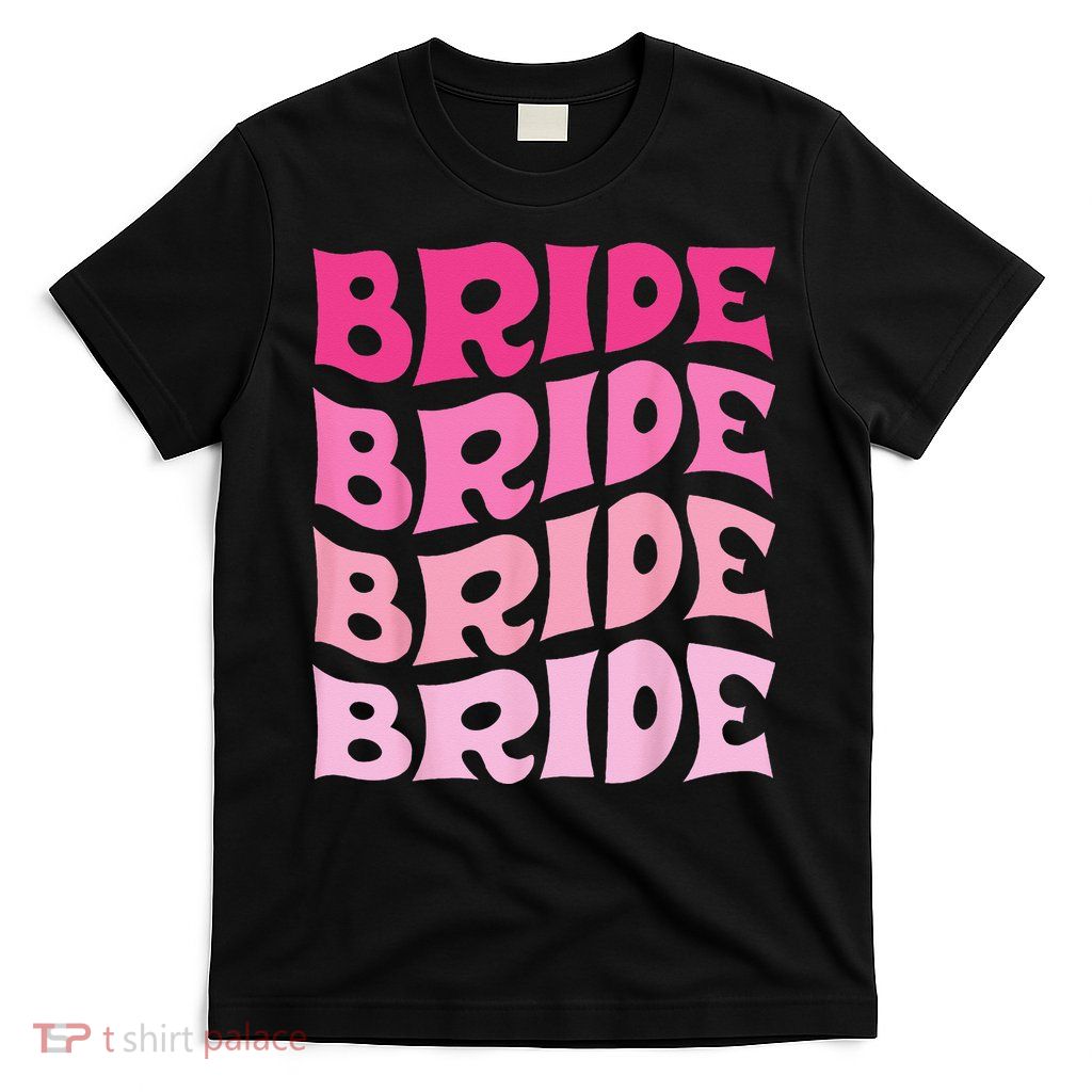 Bride I Do Crew Retro Bachelorette Party Bride Bridesmaids T-Shirt