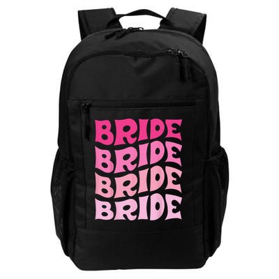 Bride I Do Crew Retro Bachelorette Party Bride Bridesmaids Backpack