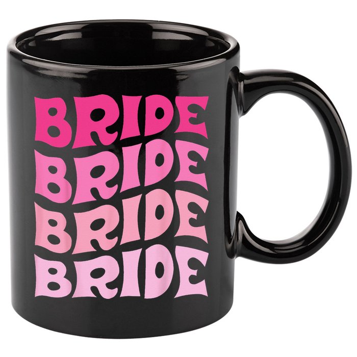 Bride I Do Crew Retro Bachelorette Party Bride Bridesmaids 11oz C Handle Ceramic Mug