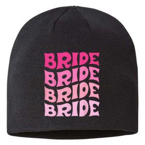 Bride I Do Crew Retro Bachelorette Party Bride Bridesmaids Sustainable Beanie