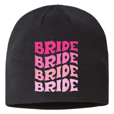 Bride I Do Crew Retro Bachelorette Party Bride Bridesmaids Sustainable Beanie