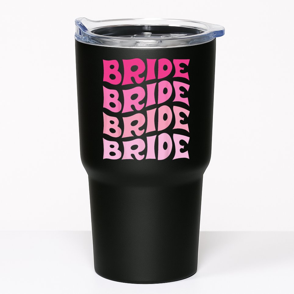 Bride I Do Crew Retro Bachelorette Party Bride Bridesmaids Tumbler