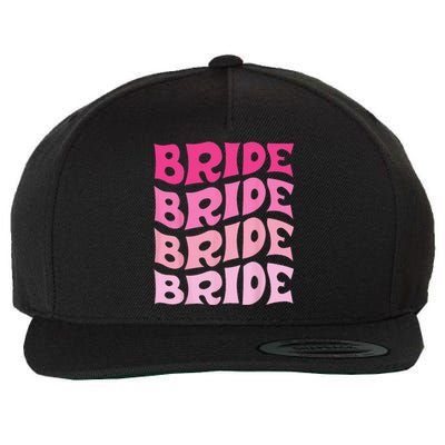 Bride I Do Crew Retro Bachelorette Party Bride Bridesmaids Wool Snapback Cap