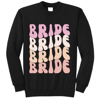 Bride I Do Crew Retro Bachelorette Party Bride Bridesmaids Sweatshirt
