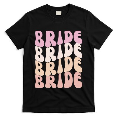 Bride I Do Crew Retro Bachelorette Party Bride Bridesmaids T-Shirt