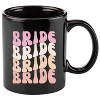 Bride I Do Crew Retro Bachelorette Party Bride Bridesmaids 11oz C Handle Ceramic Mug