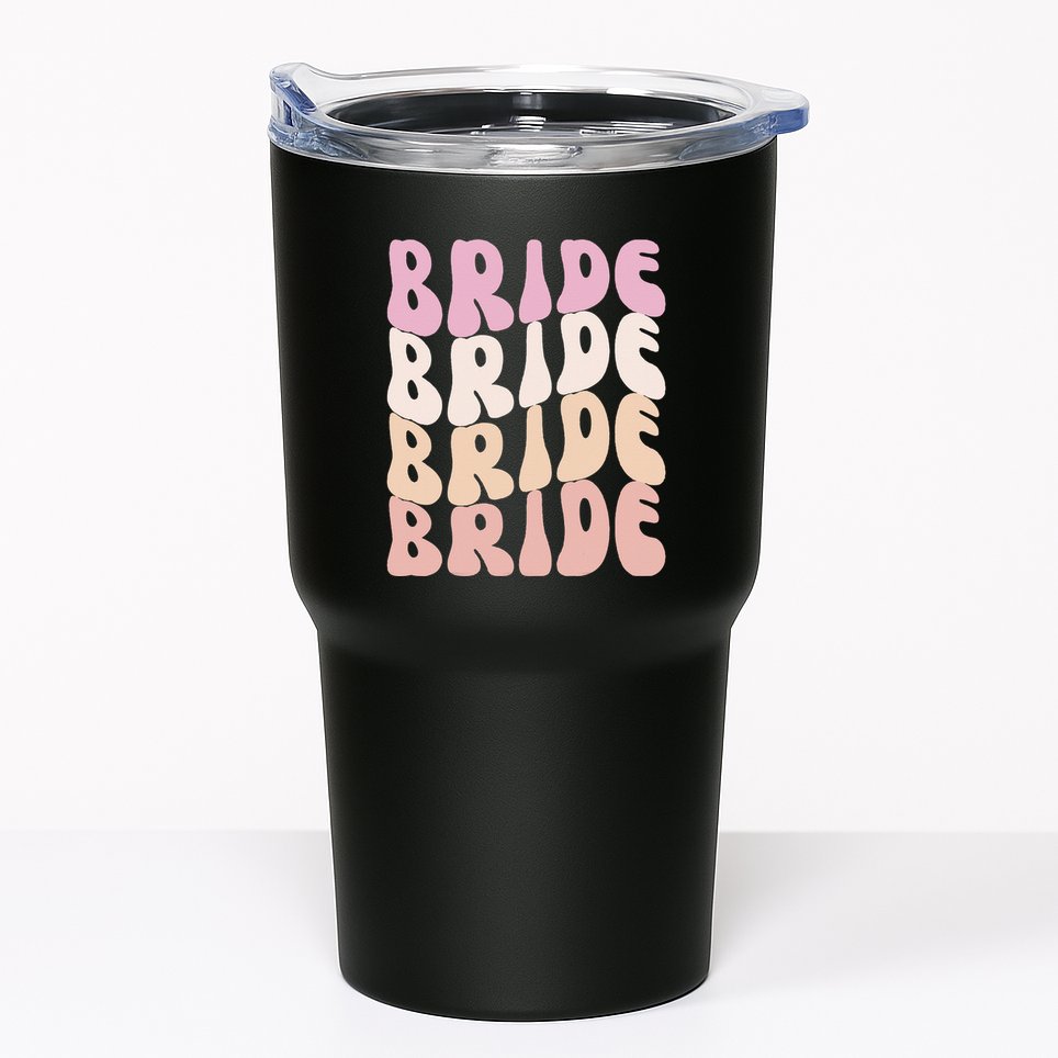 Bride I Do Crew Retro Bachelorette Party Bride Bridesmaids Tumbler